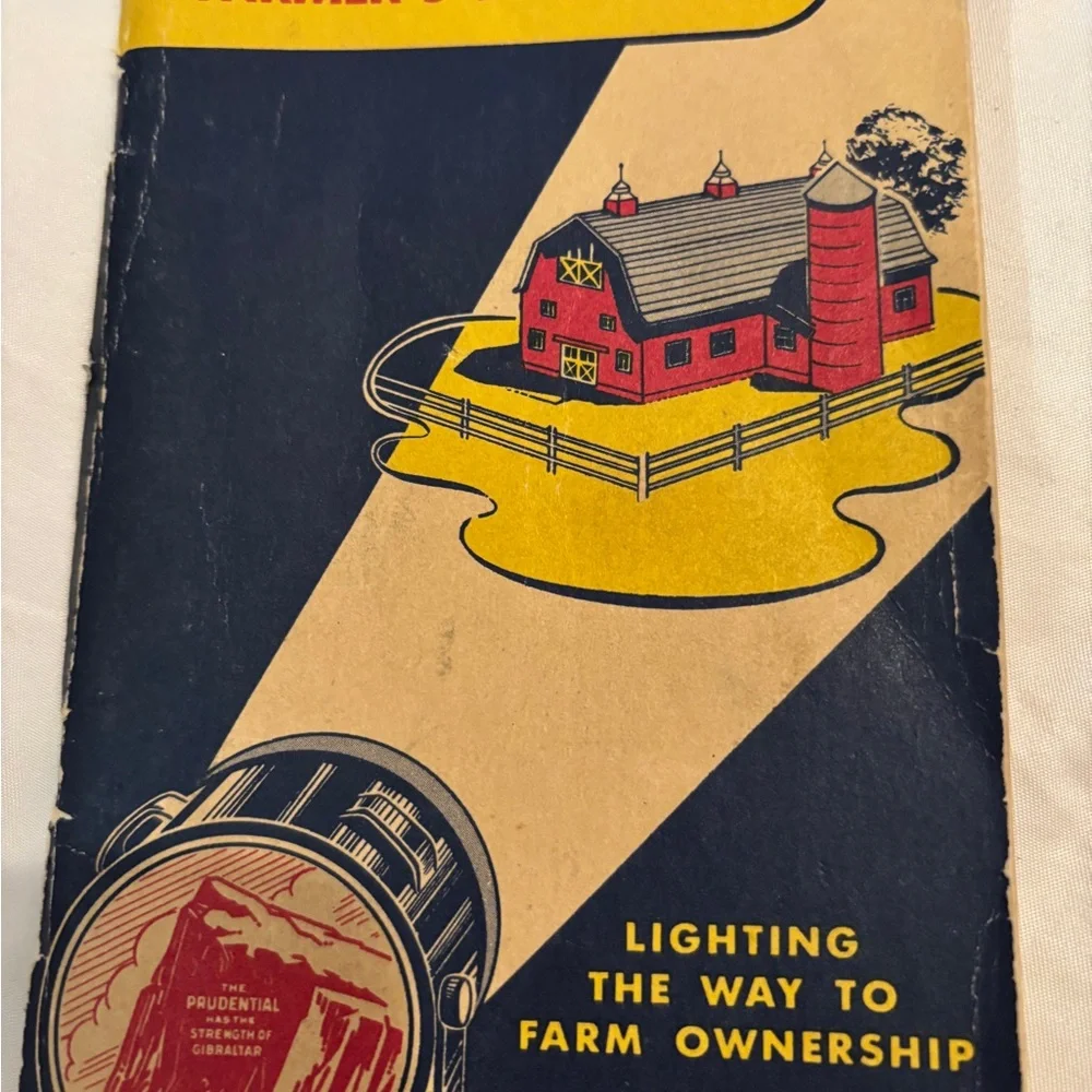 Vintage Prudential Insurance Co 1958 Publication The Farmers Handbook